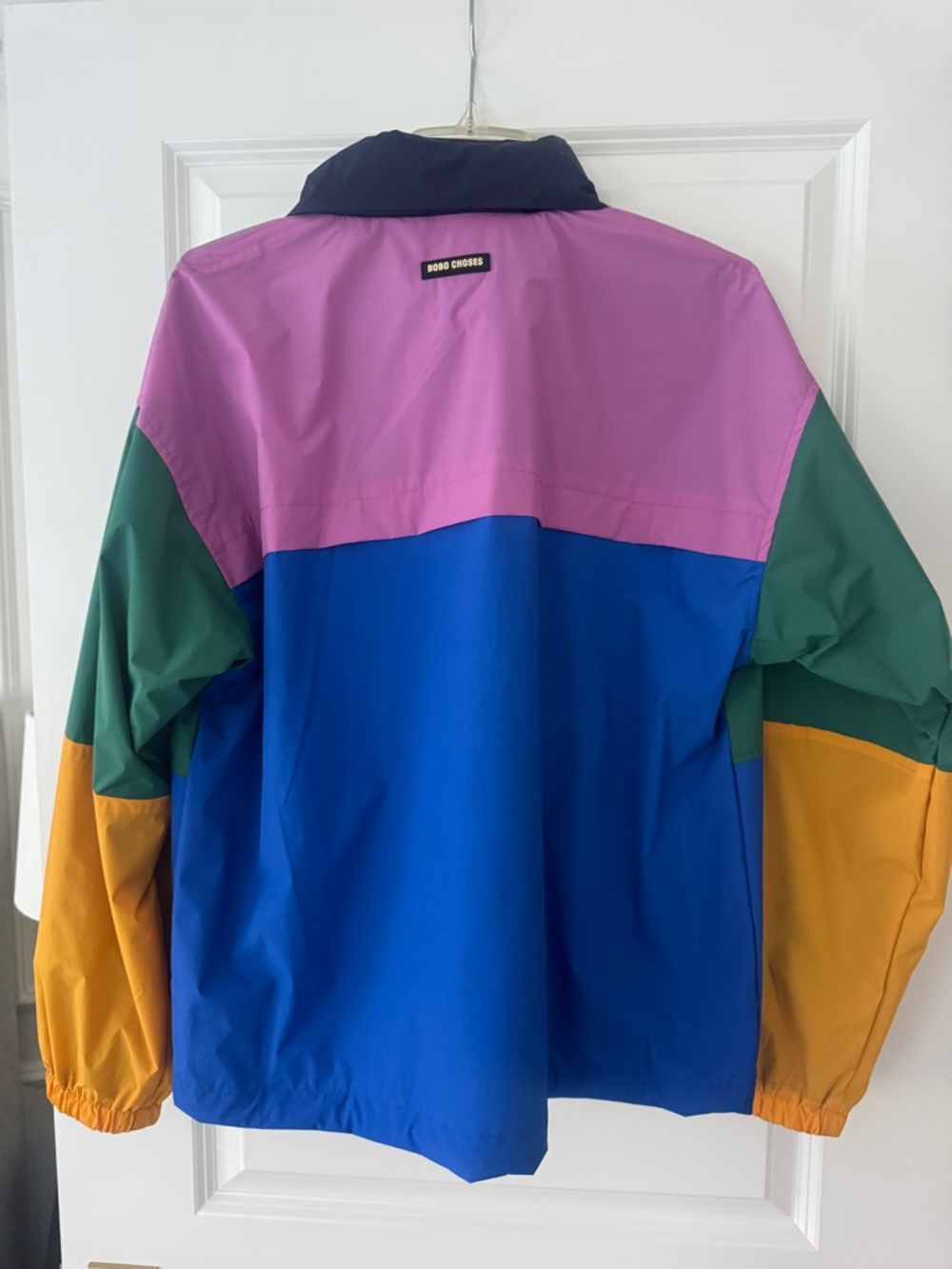 Bobo Choses Navy, Purple, Blue & Pink Colorblock Windstopper - Picture 3 of 3